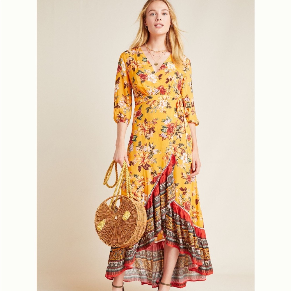 Anthropologie- Farm Rio Maxi Dress